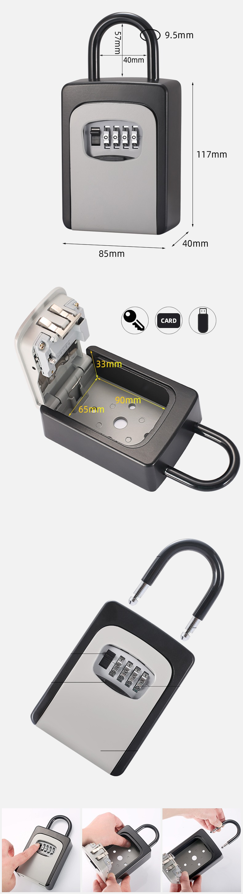 Password Key Case 800-1 免安裝密碼鎖匙盒-天下文儀有限公司 (OfficeShopping.com.hk)
