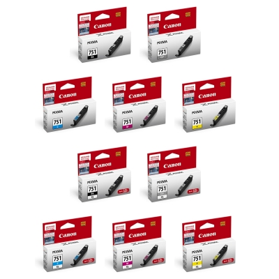 Cm751 Ink Canon Ink Cartridge CLI-751 / CLI-751XL (BK/C/M/Y/GY)-天下文儀有限公司 ...