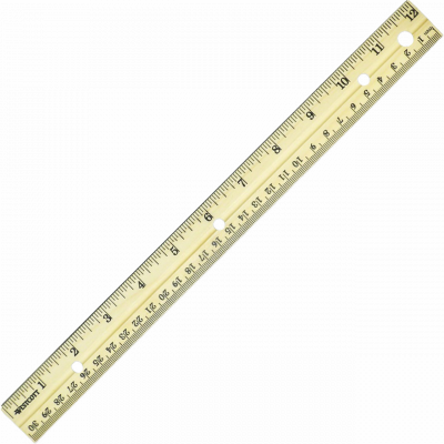 Wooden Ruler 12'' (30cm) 10702 木間尺-天下文儀有限公司 (OfficeShopping.com.hk)